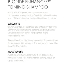 Load image into Gallery viewer, Olaplex No.4 P Blonde Enhancer Toning Shampoo
